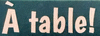 a table